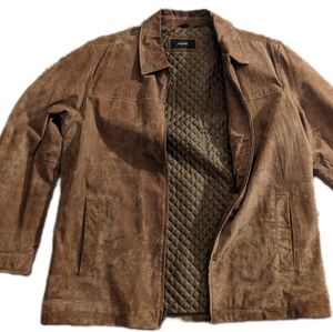 Alfani brown leather jacket